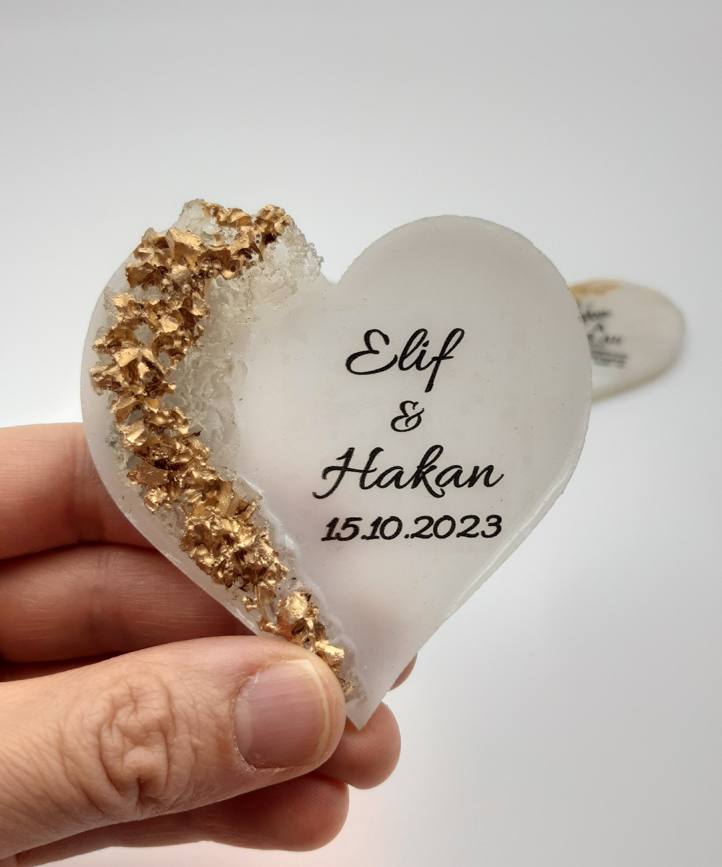 Wedding favours bulk Epoxi fridge magnets with box for Guest