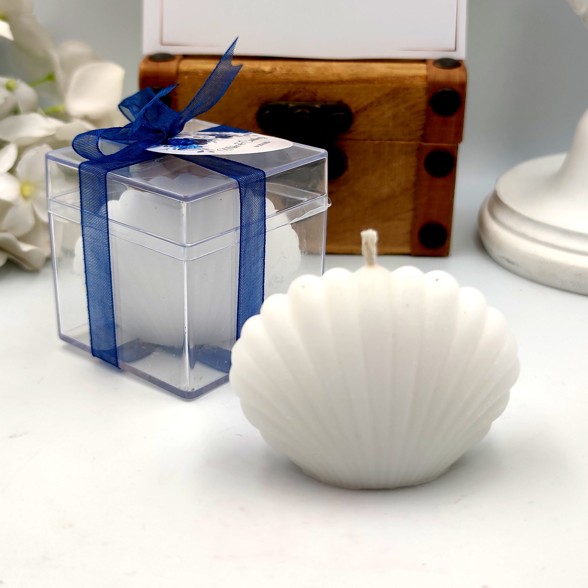 Wedding Favour Seashell shaped candles for Bridal Shower Guest