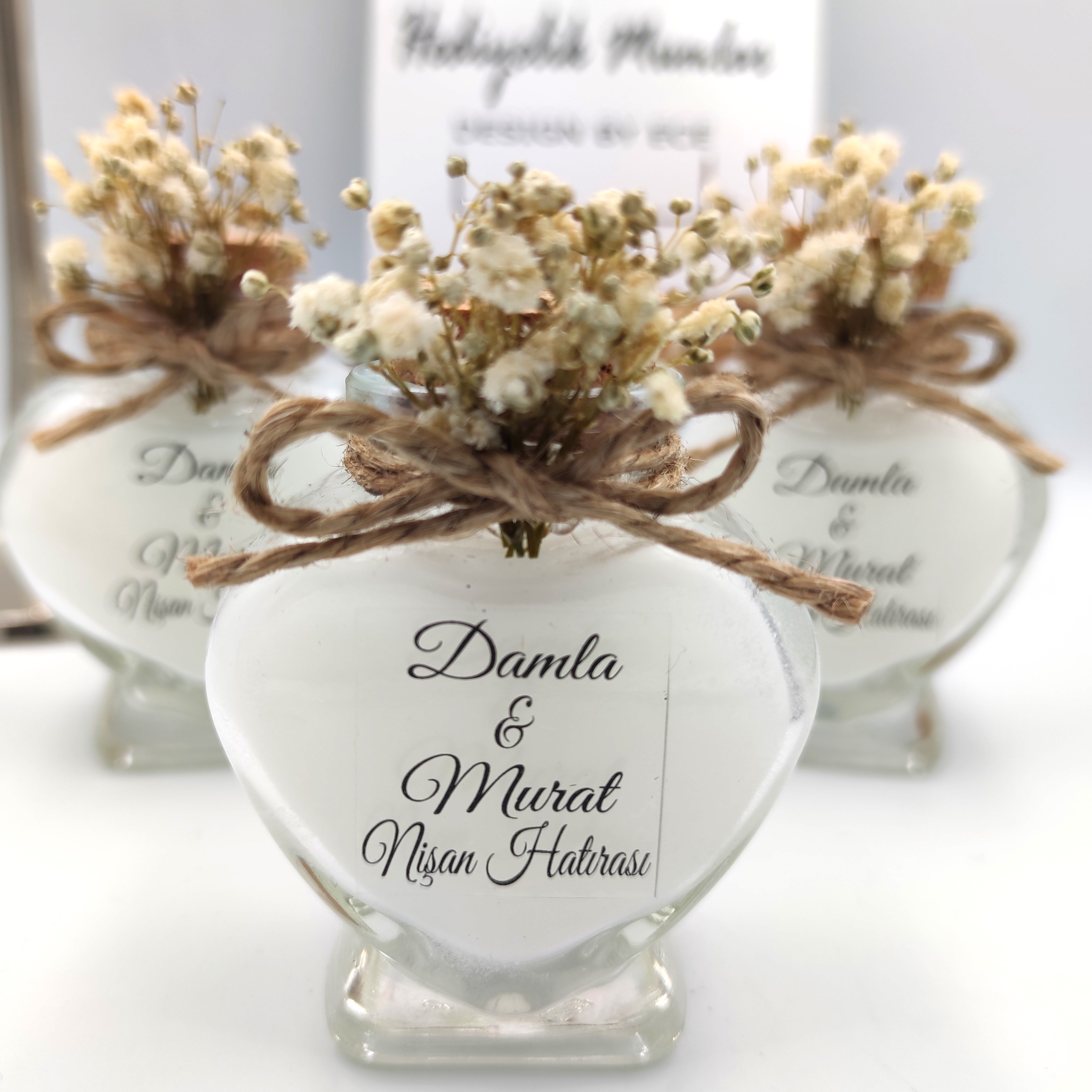 Wedding candle favor Heart Shape Party Gift for Guest in Wedding, Bridal shower