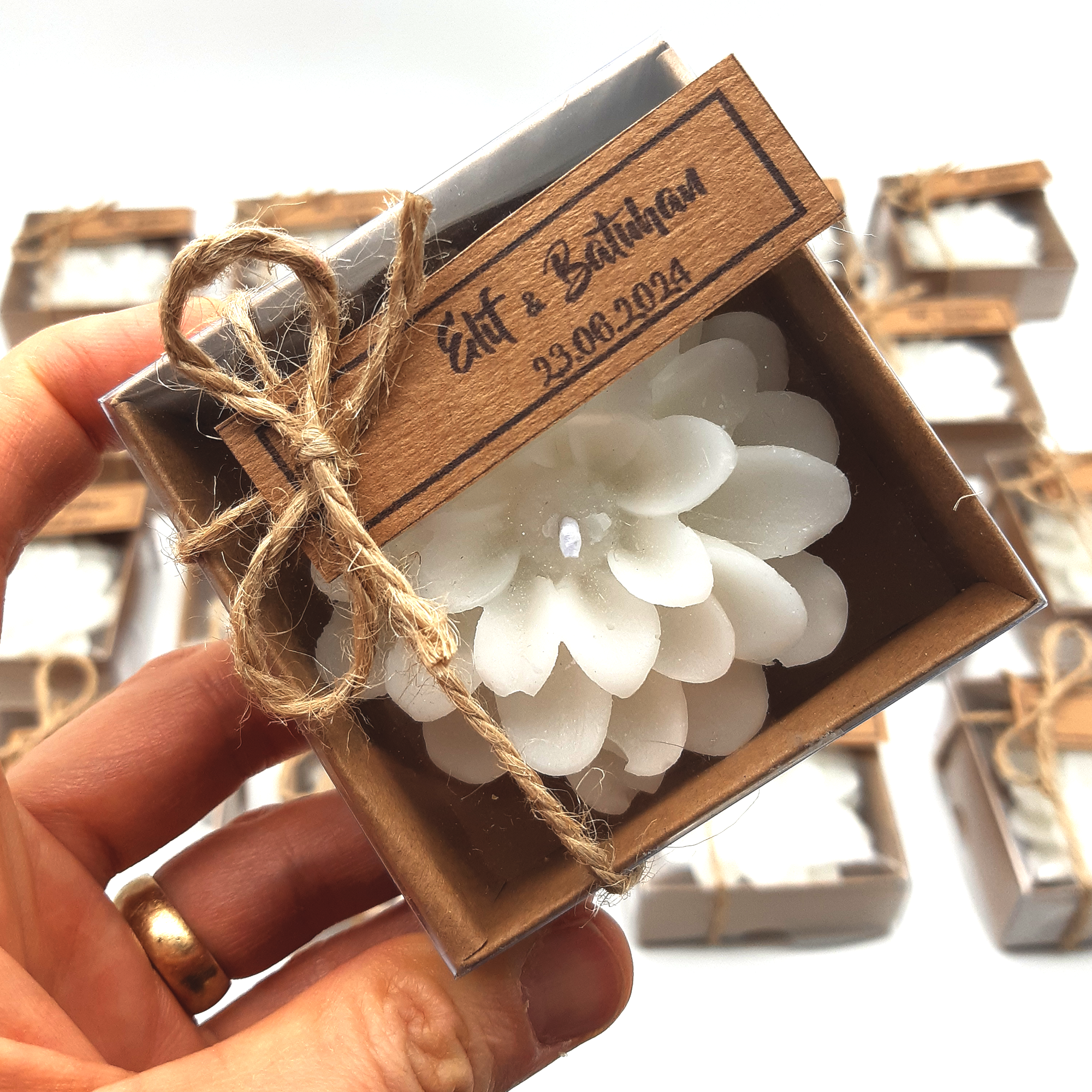 Return gifts bulk Lotus Shaped Candle gifts Bridal Shower