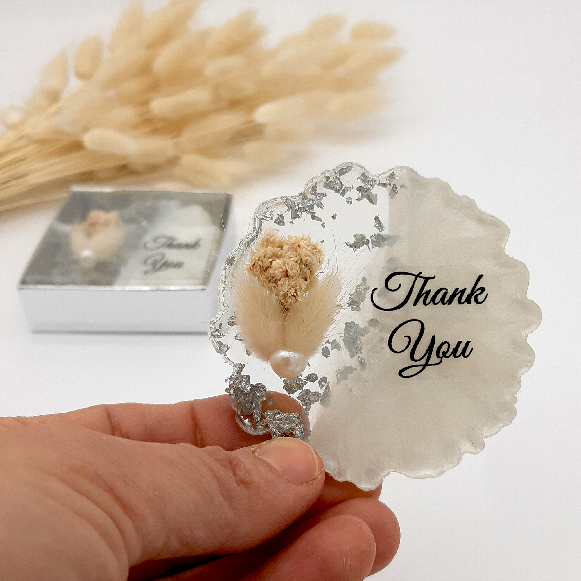 Wedding favours bulk Epoxi fridge magnet with box for Bridal Shower