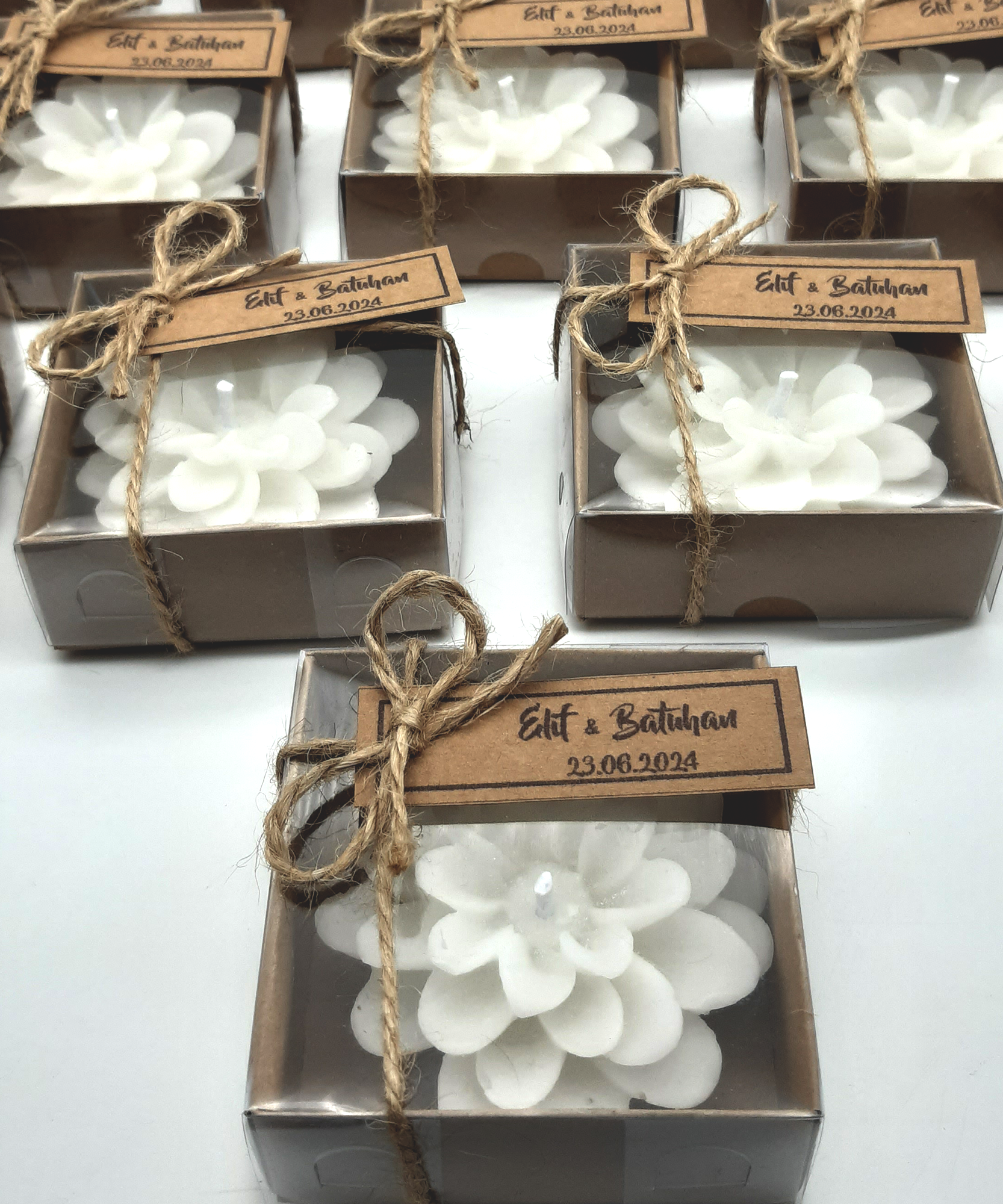 Return gifts bulk Lotus Shaped Candle gifts Bridal Shower