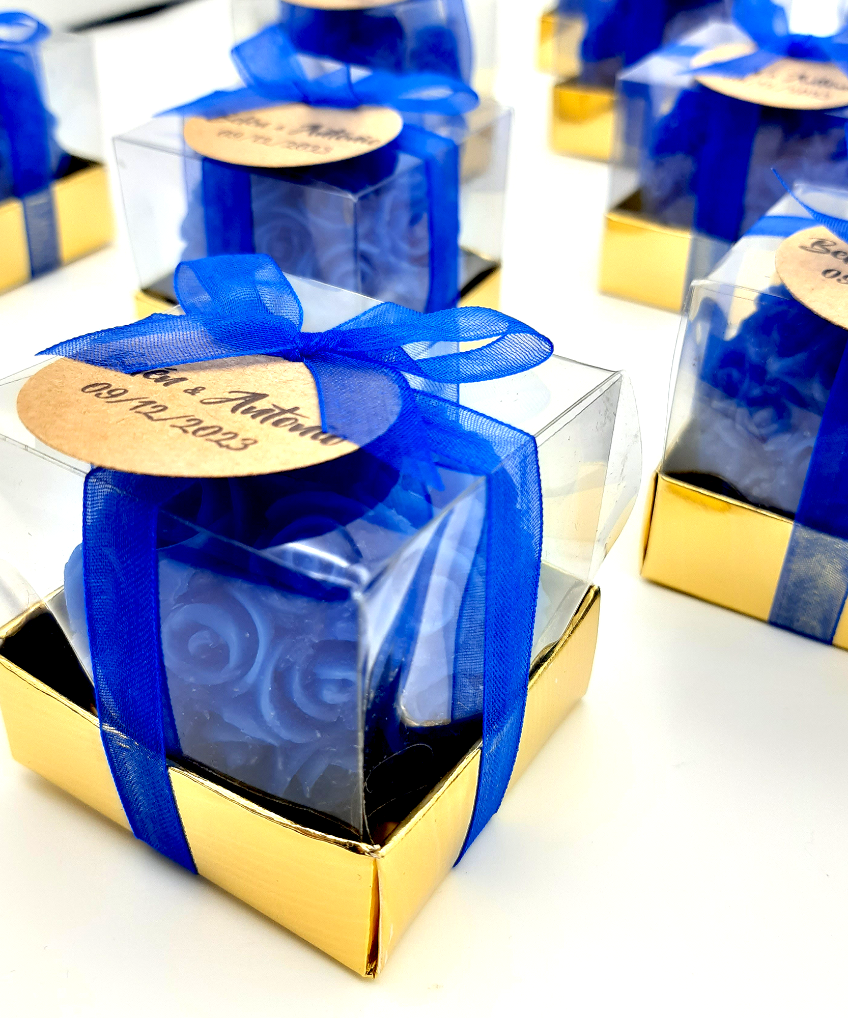 Wedding candle favor Rose shaped Gift for Guest in Wedding, Bridal Shower,Baptism