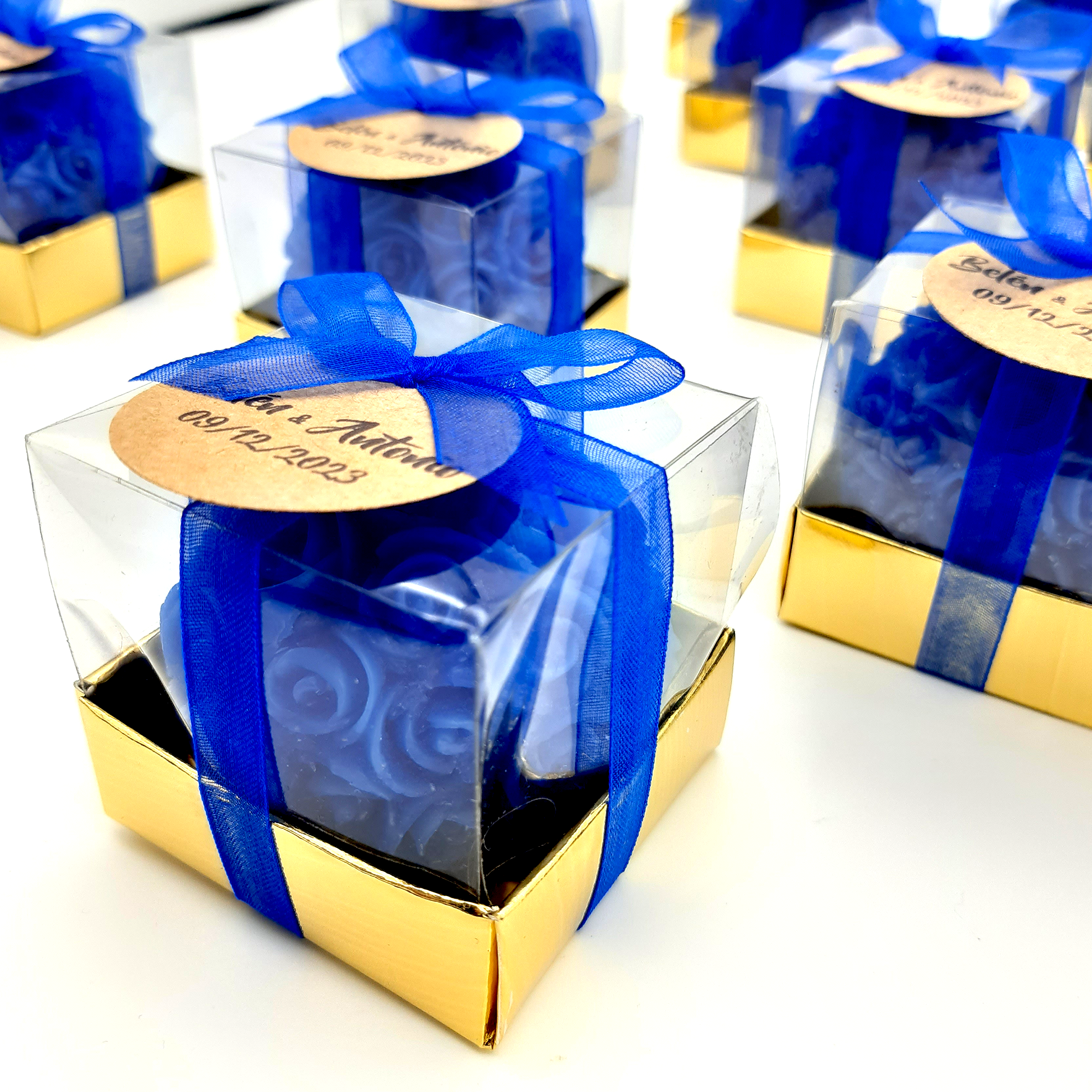 Wedding candle favor Rose shaped Gift for Guest in Wedding, Bridal Shower,Baptism