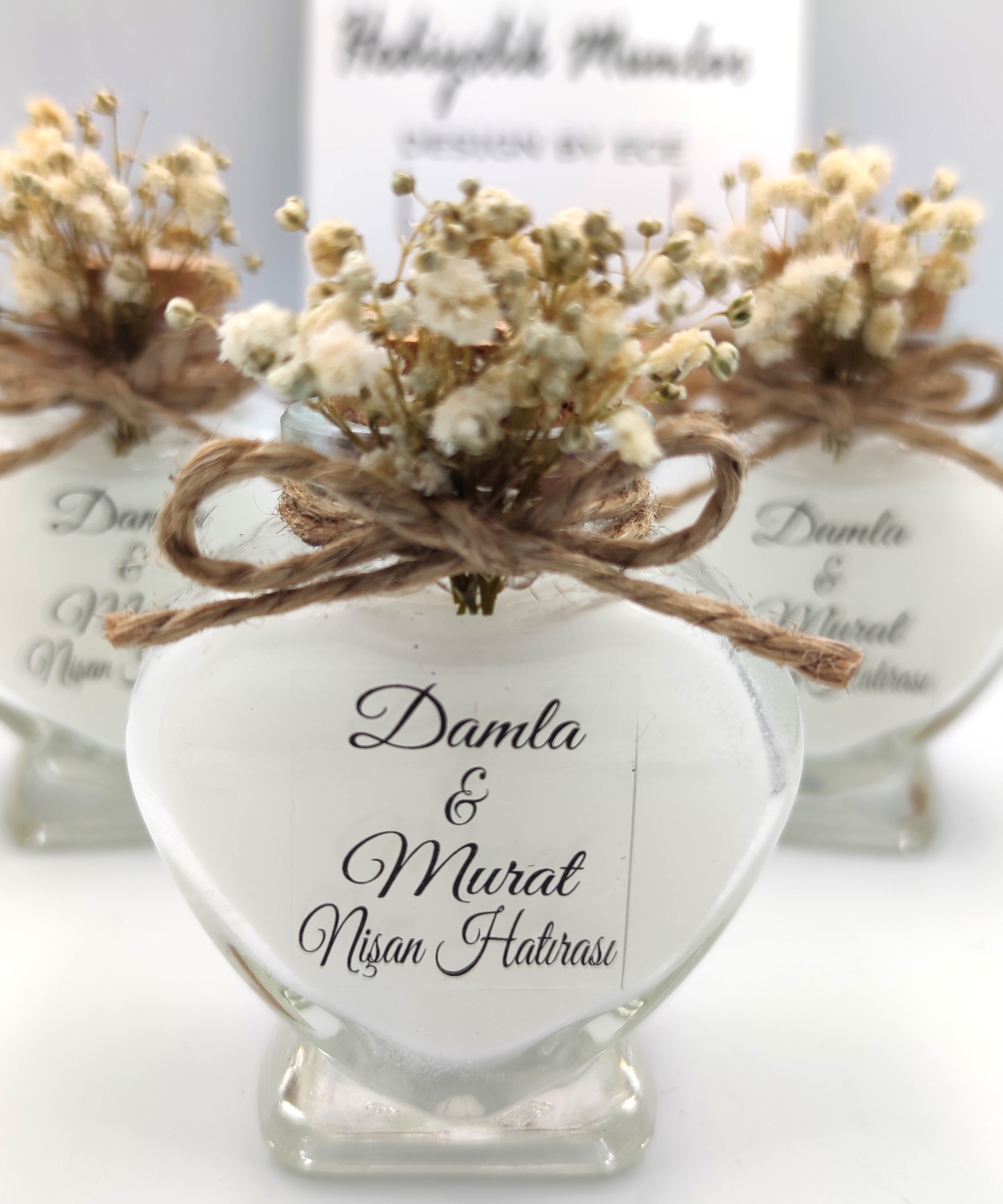 Wedding candle favor Heart Shape Party Gift for Guest in Wedding, Bridal shower