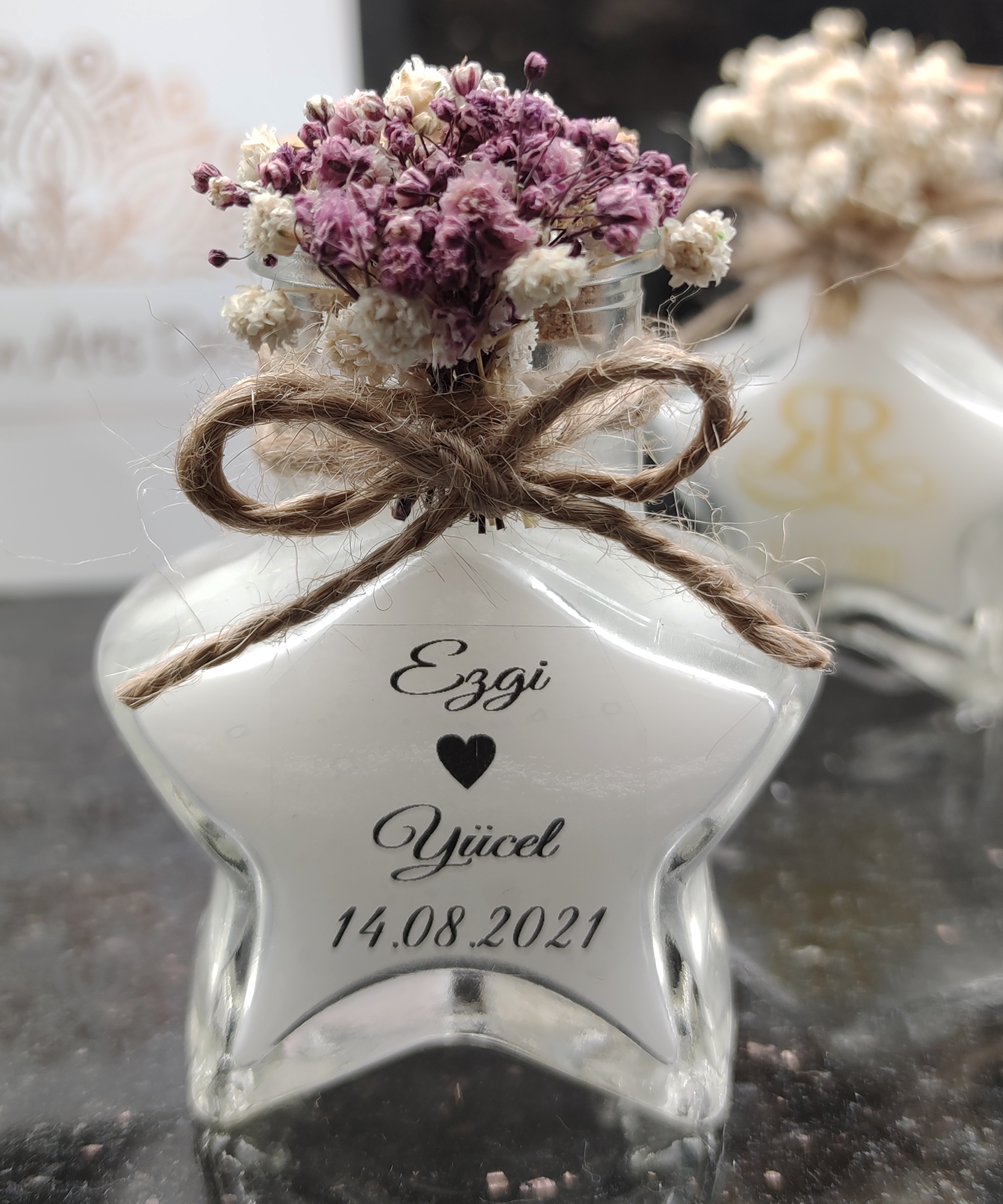 Wedding Candle favor Star Shape Return Gift for Guest in Wedding, Bridal shower