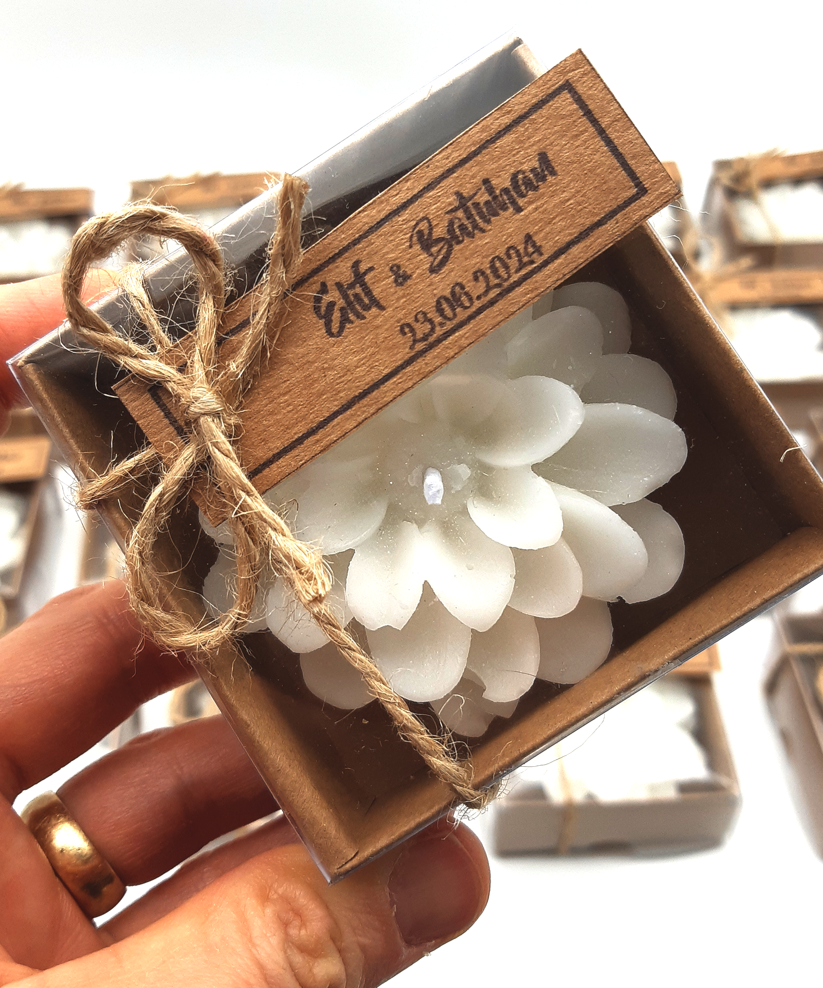 Return gifts bulk Lotus Shaped Candle gifts Bridal Shower