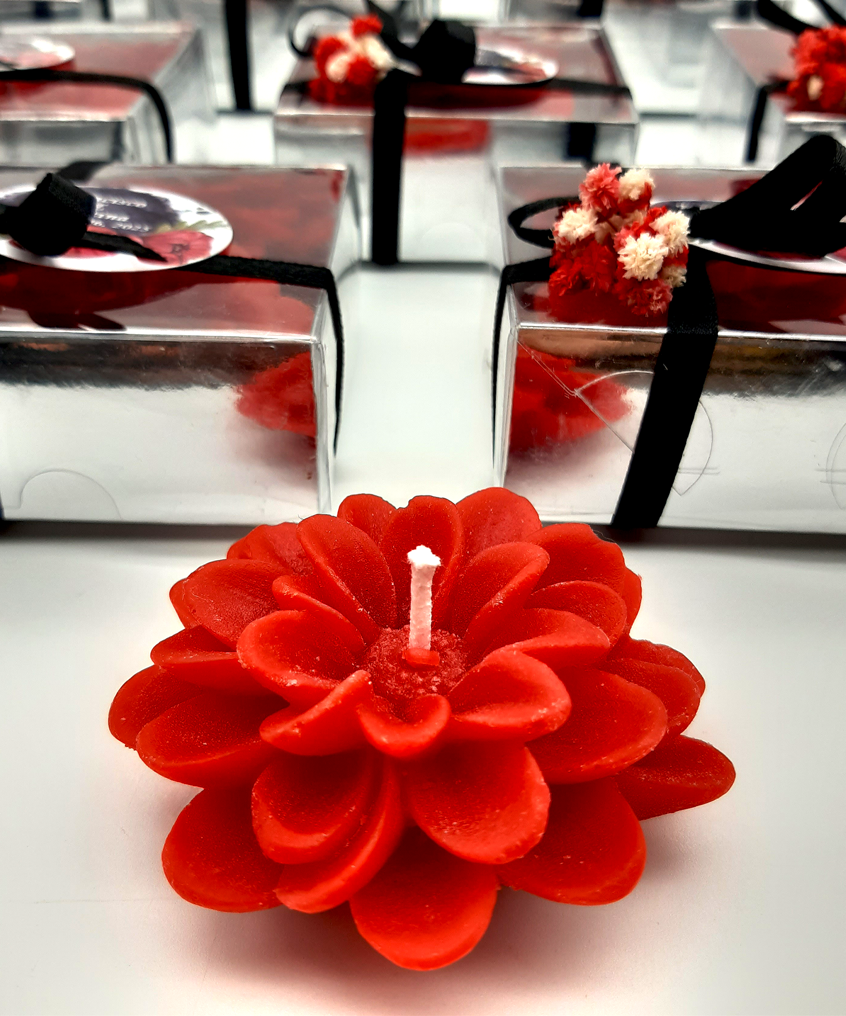 Wedding favours bulk Lotus Shaped Candle gifts Bridal Shower