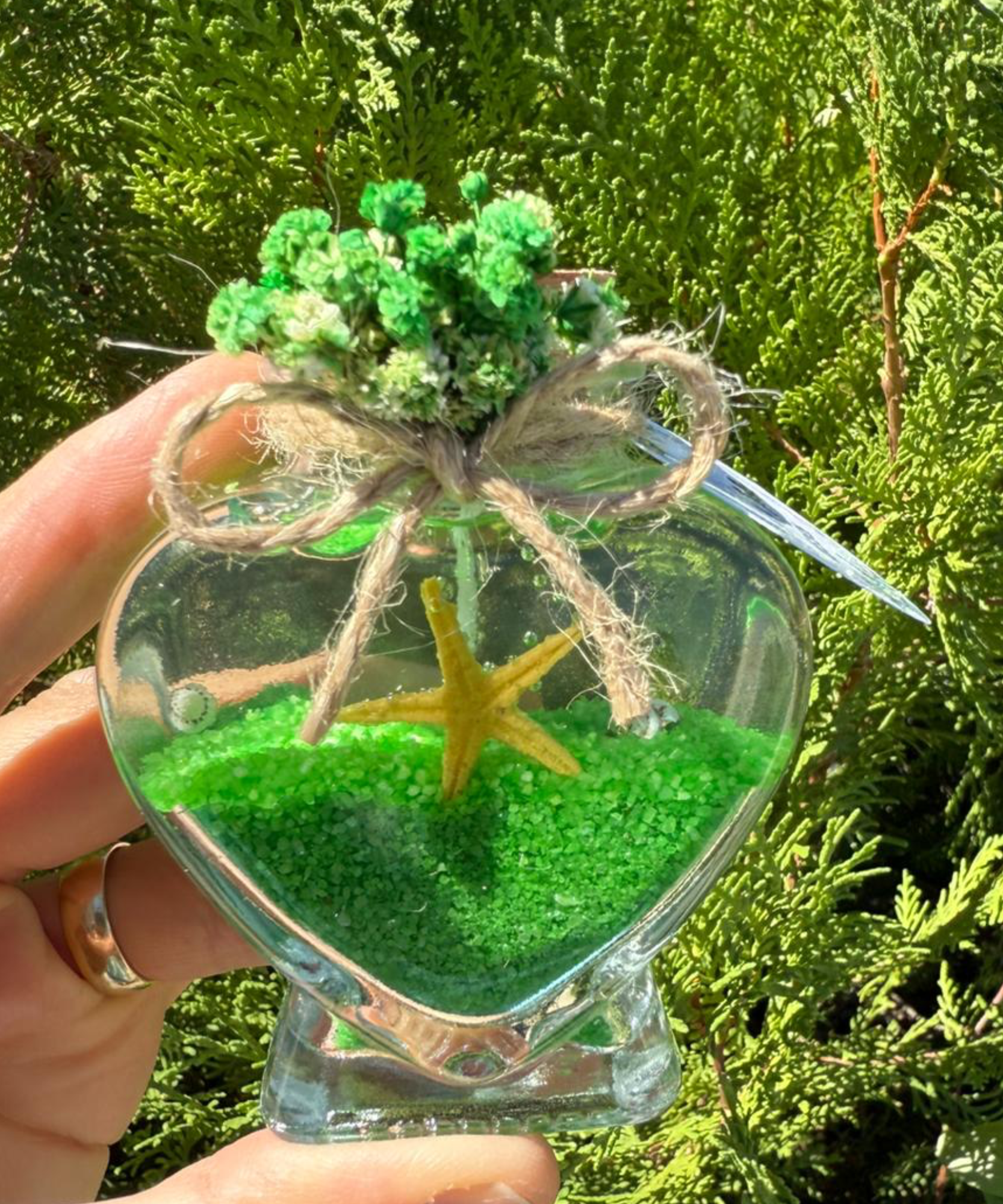 Wedding favours bulk Candle Gel in Heart Glass for Bridal shower Guest