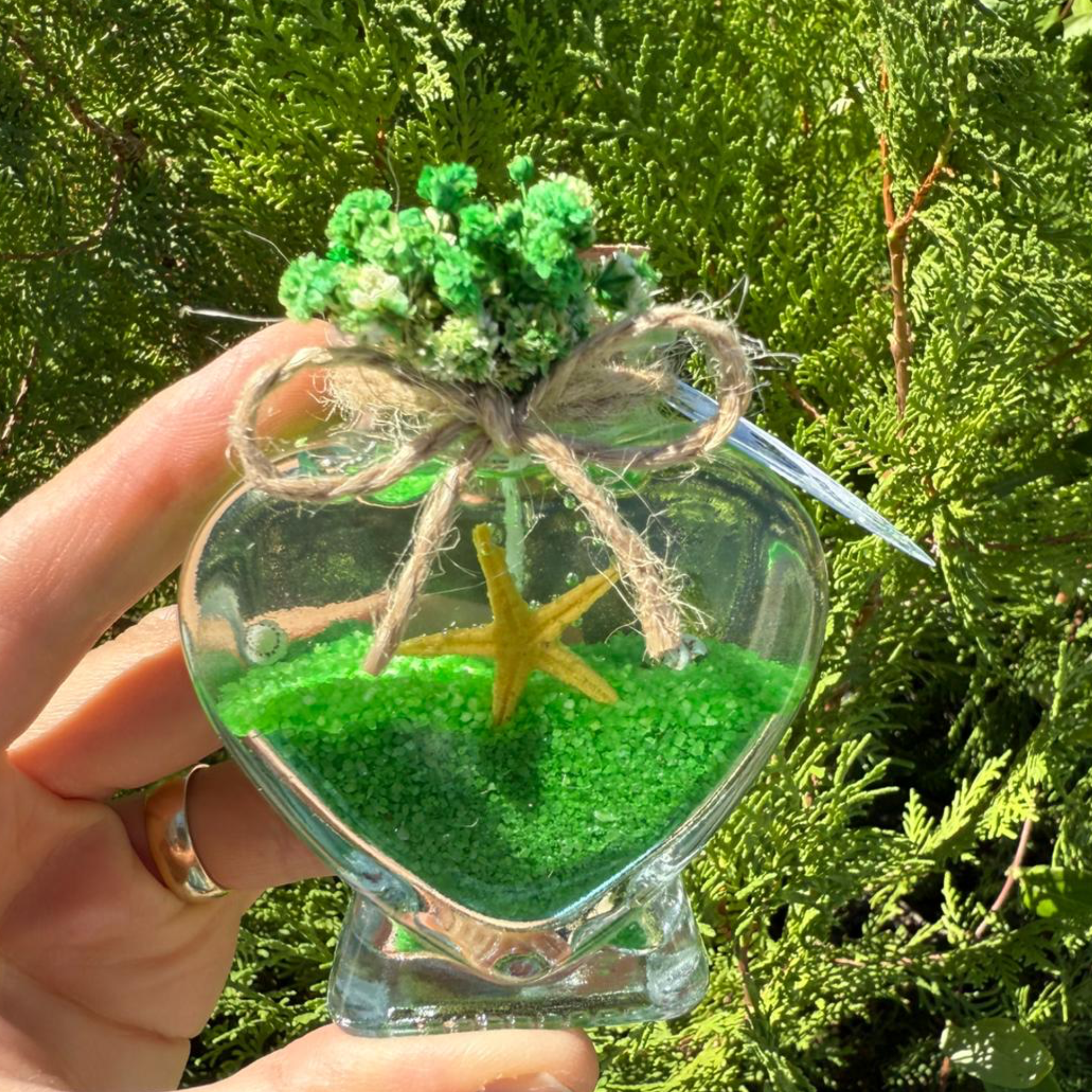 Wedding favours bulk Candle Gel in Heart Glass for Bridal shower Guest