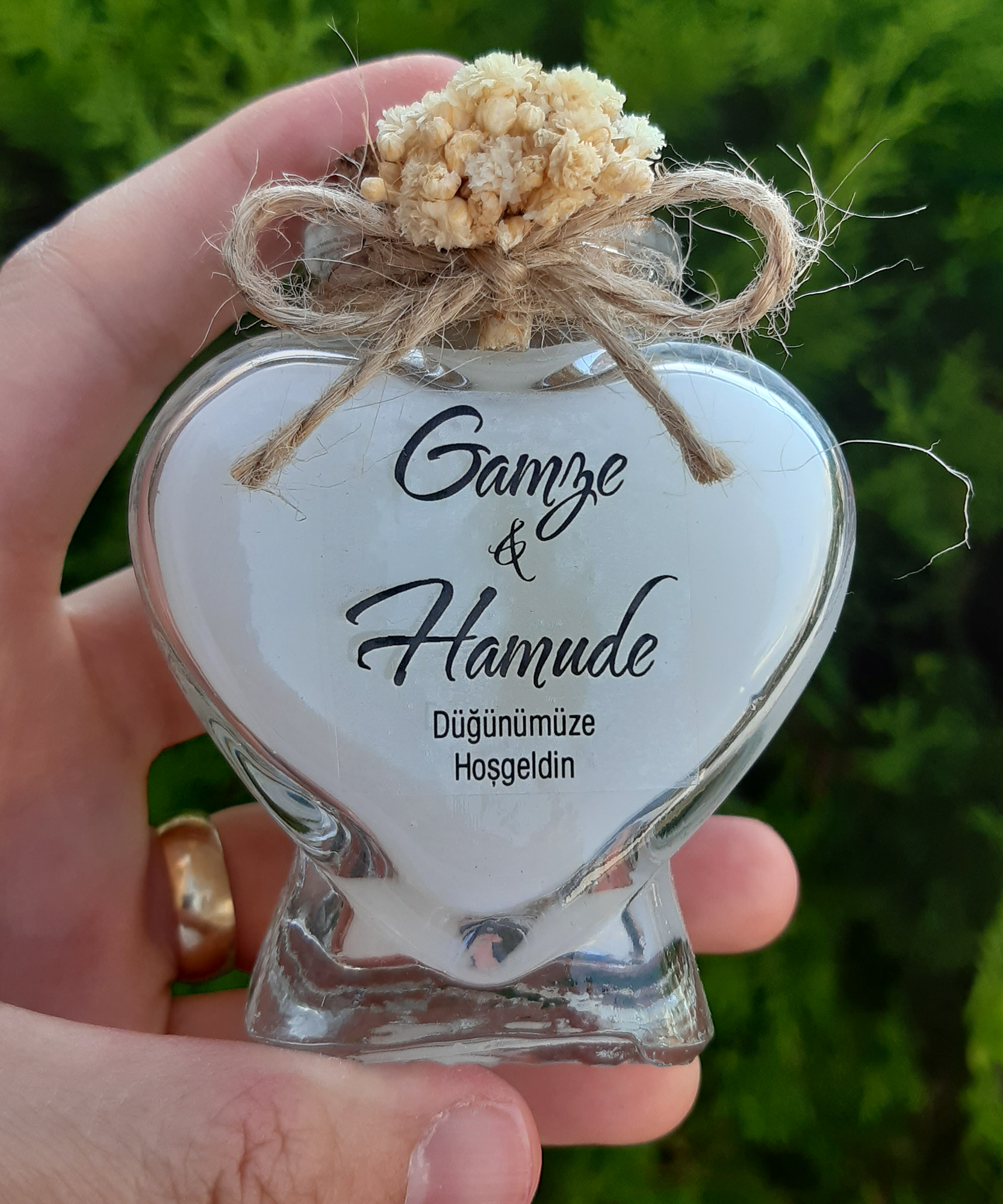 wedding favours for Guest, Heart shape candle gift for party, Baby shower, baptism